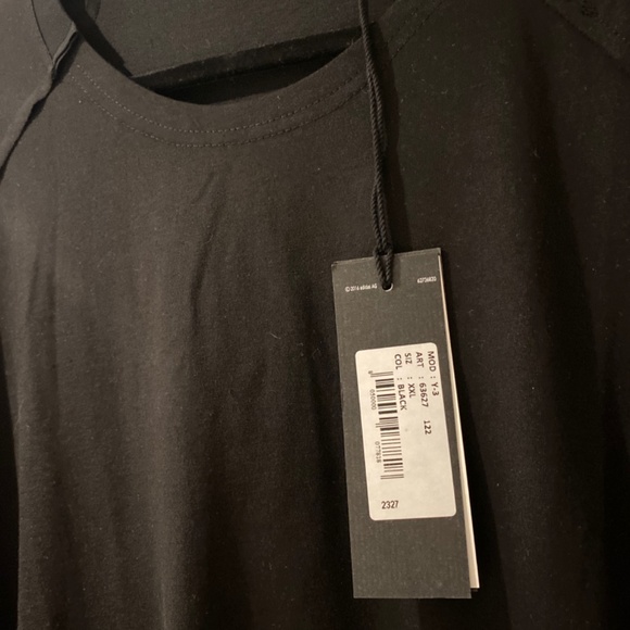 Y3 Yohji Yamamato - black tee with zipper pouch - Picture 5 of 6